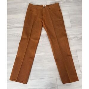 NOIZ Premium Jeans Mens 38x34 Burnt ORANGE Denim Straight Leg -Mint Cond